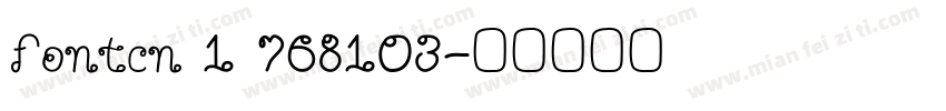 fontcn 1 768103字体转换